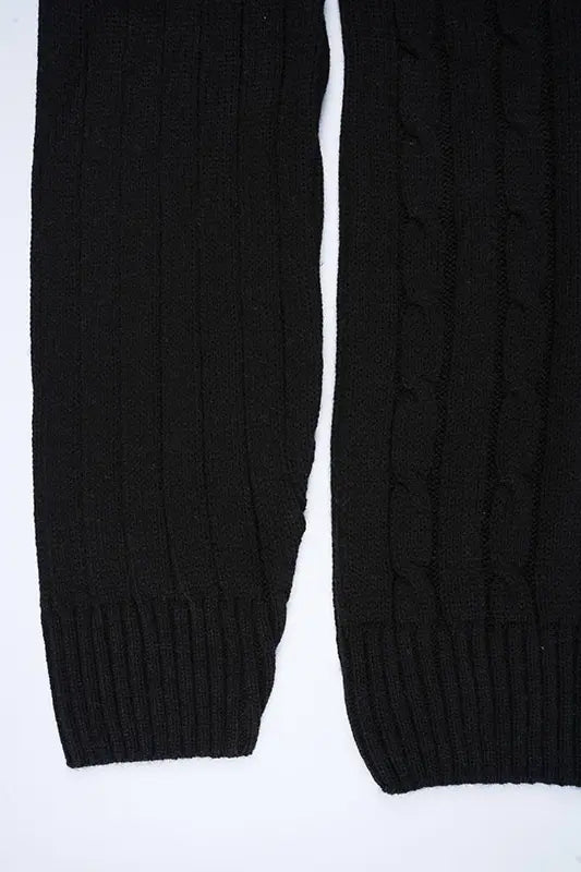 Pull Ralph col rond en coton 100% Ref-VG7720d ( Noir )