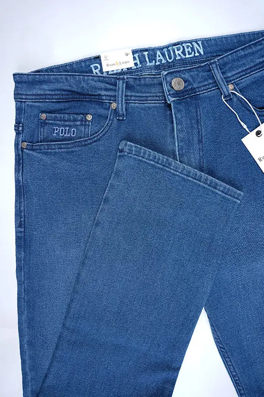 Jean Ralph Lauren Coupe Normal Ref-RL01K0 ( Bleu Vintage )