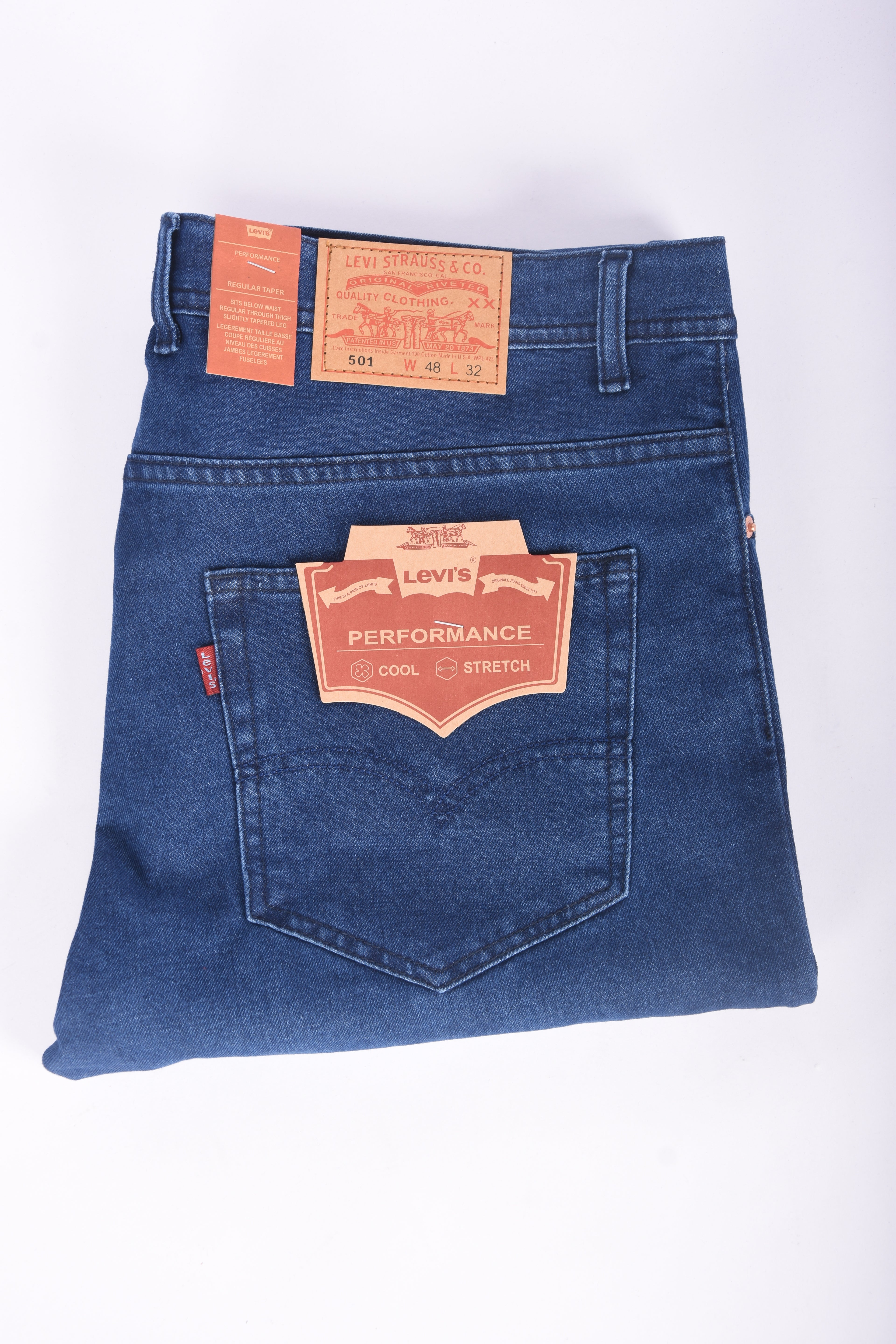 Jean Levis Regular Fit Bleu Fonce Ref-LV77252