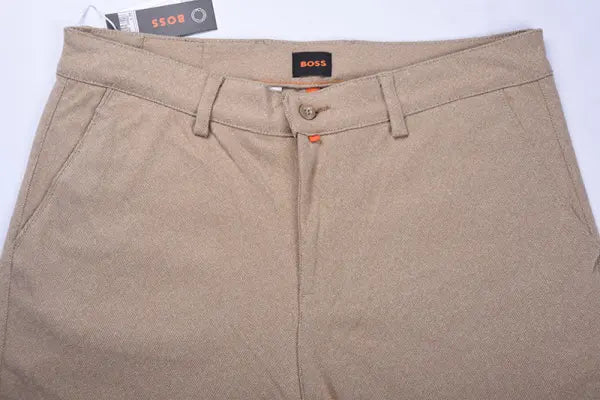 Pantalon BOSS Slim FIT en coton, cachemire Light stretch Ref-BCX6001 ( Beige )